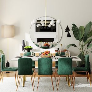 Casa Premium Teak Wood 6-Seater Dining Set